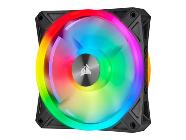 Corsair iCUE QL120 RGB - Kabinet-blæser - 120mm - 1500rpm - PWM - 26 dBA - 41.8 kubikfod/min