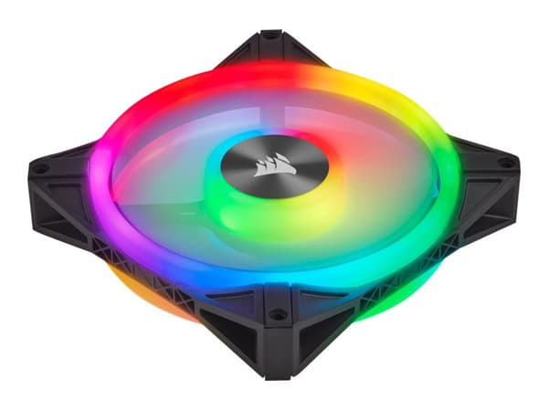 Corsair iCUE QL120 RGB - Kabinet-blæser - 120mm - 1500rpm - PWM - 26 dBA - 41.8 kubikfod/min