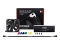 Miniatyrbilde 2 av 5: Noctua chromax NF-A8 PWM.black.swap - Kabinettvifte - 80 mm - svart