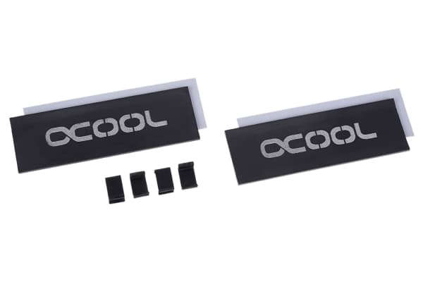 Alphacool HDX - M.2 SSD M01 - 80mm - Varmeavleder for harddisk - aluminium - svart