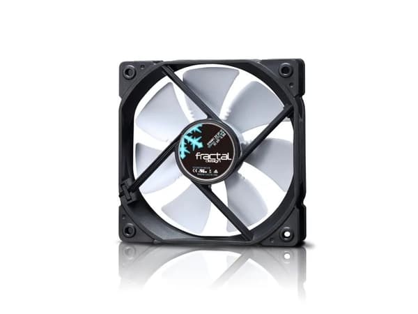Fractal Design Dynamic X2 GP-12 WhiteOut, Computer Fan, 12 cm, 1200 rpm, 19,4 dB. Hvit