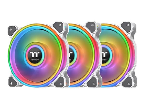 Thermaltake Riing 14 RGB Radiator Fan TT Premium Edition - Lådfläkt - 140 mm - vit (paket om 3)