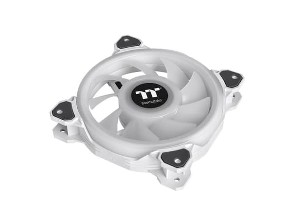 Thermaltake Riing 12 RGB Radiator Fan TT Premium Edition - Kabinettvifte - 120 mm - hvit (en pakke 3)