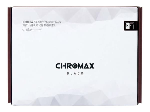 Noctua chromax NA-SAV2 - Vibrasjonsabsorberingssett for systemvifte - chromax.black