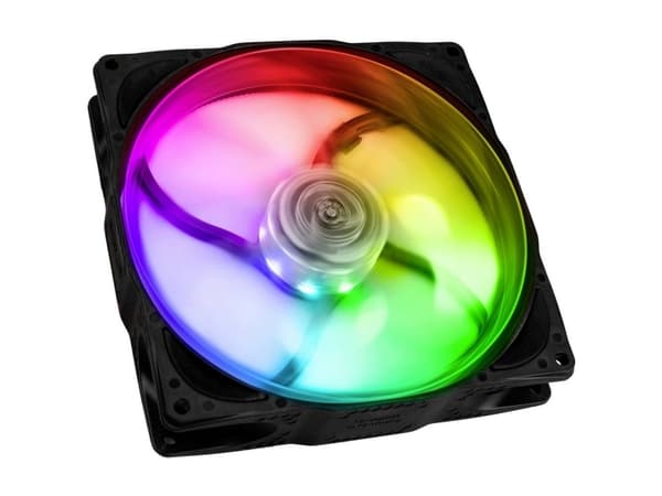 NoiseBlocker ITR-B14X-P-BL PC-kabinet-blæser Sort (B x H x T) 16 x 3.5 x 21.5 mm
