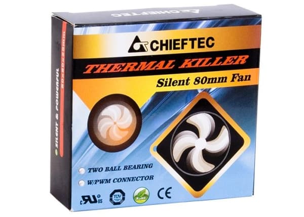 Chieftec AF-0825PWM - Kabinettvifte - 80 mm