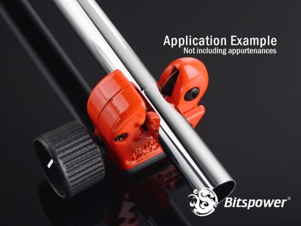 Bitspower BP-CMMTC, Rørkutter, Svart, Rød, RoHS