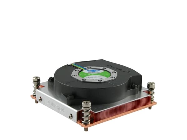 Dynatron R-18, prosessori, jäähdytin, Socket R (LGA 2011), 80 x 80 x 15 mm, musta, kupari