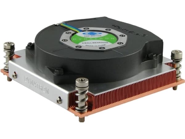 Dynatron R-18, prosessori, jäähdytin, Socket R (LGA 2011), 80 x 80 x 15 mm, musta, kupari