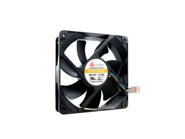 QNAP FAN-12CM-T01 Kjølesystem for datamaskin Universell Vifte Sort