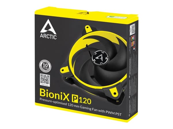 ARCTIC BioniX P120 - Kabinettvifte - 120 mm - gul