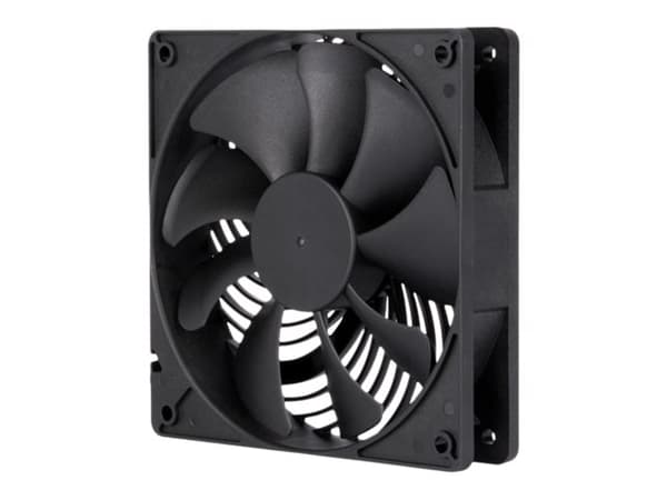 SilverStone - Kabinettvifte - 120 mm - svart Sort