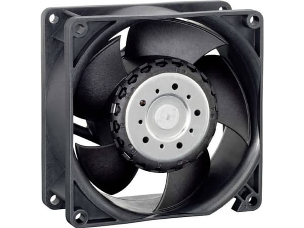 ebm-papst 3218 JH3, Vifte, 9,2 cm, 11000 RPM, 237 m³/t, Sort