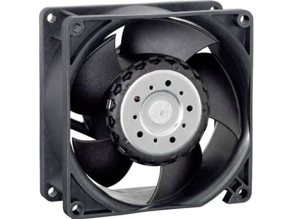 ebm-papst 3218 JH3, Vifte, 9,2 cm, 11000 RPM, 237 m³/t, Sort