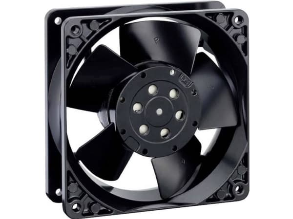 ebm-papst 4580 N, Vifte, 11,9 cm, 2350 RPM, 123 m³/t, Sort