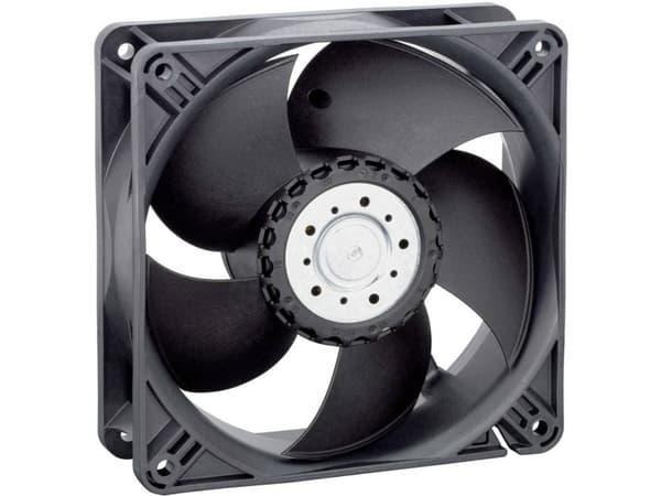 ebm-papst 4412 ML, Vifte, 11,9 cm, 3000 RPM, 168 m³/t, Sort