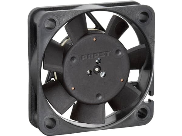 ebm-papst 412F, Vifte, 4 cm, 5400 RPM, 8 m³/t, Sort