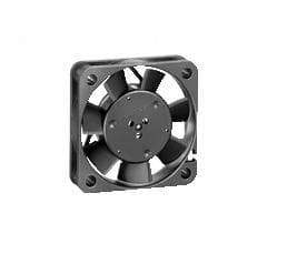 ebm-papst 412F, Vifte, 4 cm, 5400 RPM, 8 m³/t, Sort Sort