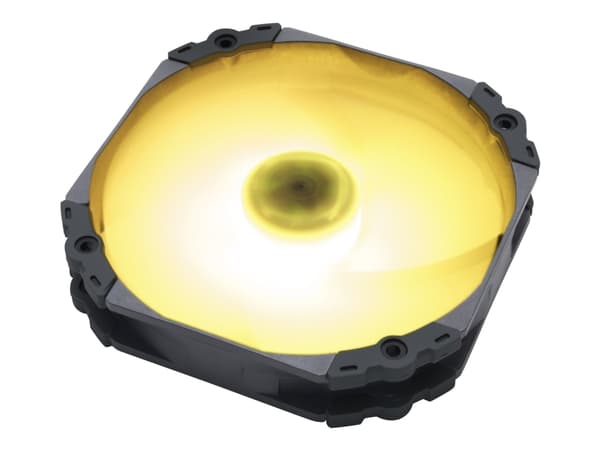 Scythe Kaze Flex 140 RGB KF1425FD18R-P - Kabinettvifte - 140 mm Sort, Hvit