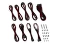 Pikkukuva 2 / 5: Cablemod CM-RTS-CKIT-NKKBR-R, Musta, Punainen, 260 mm, 180 mm, 65 mm, 900 g, Laatikko