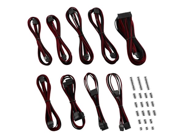 Cablemod CM-RTS-CKIT-NKKBR-R, Musta, Punainen, 260 mm, 180 mm, 65 mm, 900 g, Laatikko