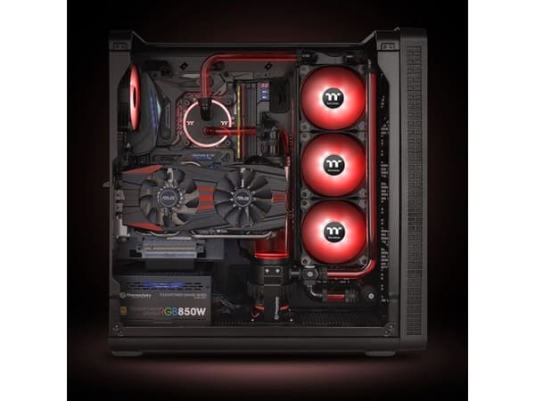 Thermaltake Pure A14 - Lådfläkt - 140 mm - röd