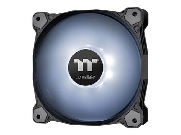 Thermaltake Pure A12 - Lådfläkt - 120 mm - vit Svart