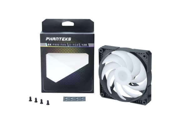 Phanteks PH-F120SK, Fan, 12 cm, 500 RPM, 1500 RPM, 27 dB, 50 cfm