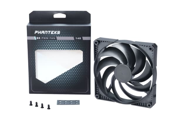 Phanteks PH-F140SK, Vifte, 14 cm, 500 RPM, 1500 RPM, 84,5 cfm, Sort