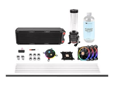 Thermaltake Pacific M360 D5 Hard Tube Water Cooling Kit - Sett for væskekjølesystem - (for: LGA775, LGA1156, AM2, AM2+, LGA1366, AM3, LGA1155, AM3+,