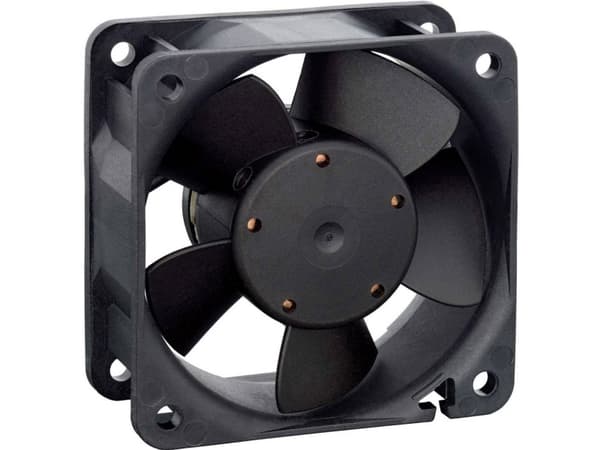 ebm-papst 614NGM, Fan, 6 cm, 4100 RPM, 35 m³/h, Svart