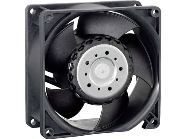 ebm-papst 3212 JH3, Vifte, 9,2 cm, 11000 RPM, 237 m³/t, Sort
