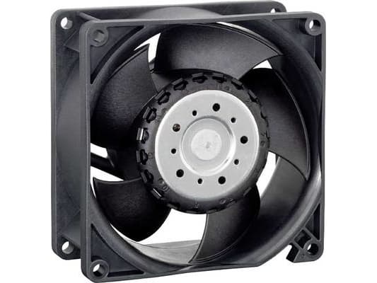 ebm-papst 3212 JH3, Vifte, 9,2 cm, 11000 RPM, 237 m³/t, Sort