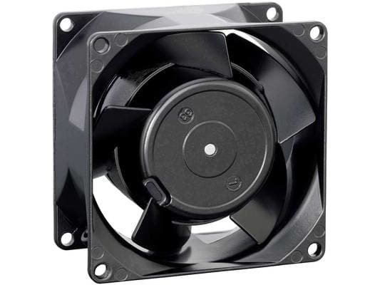 ebm-papst 8506 N, Vifte, 8 cm, 3000 RPM, 61 m³/t, Sort