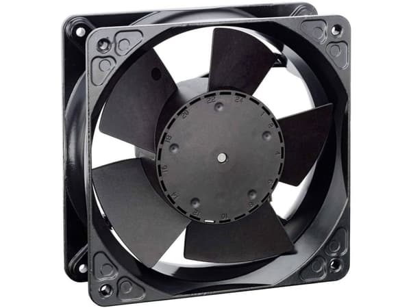 ebm-papst 4184 NGX, Vifte, 11,9 cm, 2800 RPM, 160 m³/t, Sort