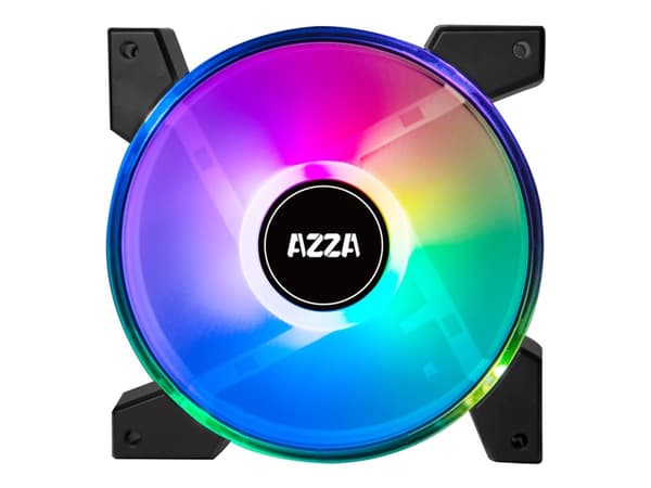 AZZA Hurricane II - Lådfläkt - 120 mm (paket om 4)
