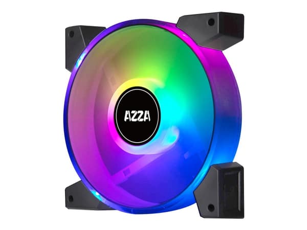 AZZA Hurricane II - Lådfläkt - 120 mm (paket om 4)