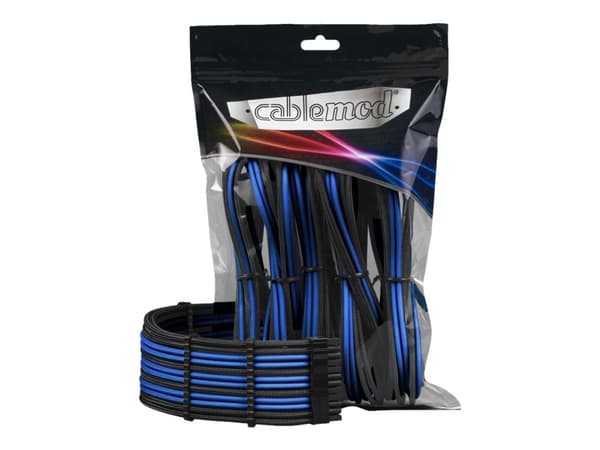 CableMod PRO Series ModMesh - Virran jatkojohtosarja - valettu - musta, sininen