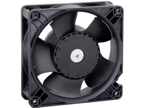ebm-papst DV4114N, Vifte, 11,9 cm, 6000 RPM, 280 m³/t, Sort