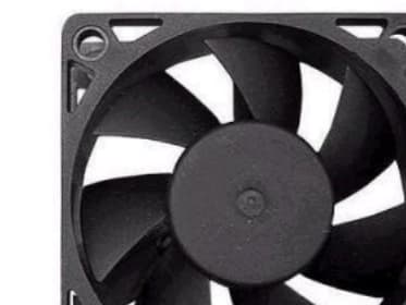Titan TFD-6020M12B, Vifte, 6 cm, 4000 RPM, 26 dB, 17,6 cfm, Sort