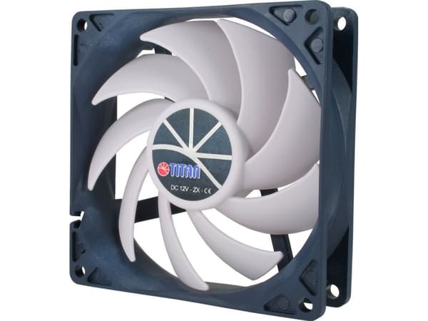 Titan TFD-9225H12ZP/KU(RB), Vifte, 9,2 cm, 900 RPM, 2600 RPM, 25 dB, 53,1 cfm