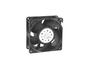 ebm-papst 3212 JH, Vifte, 9,2 cm, 11000 RPM, 237 m³/t, Sort Sort