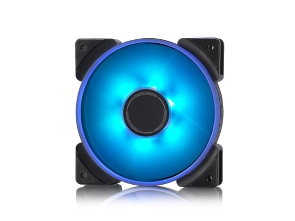Fractal Design Prisma AL-12 - Kabinettvifte - 120 mm - svart, halvopak hvitt