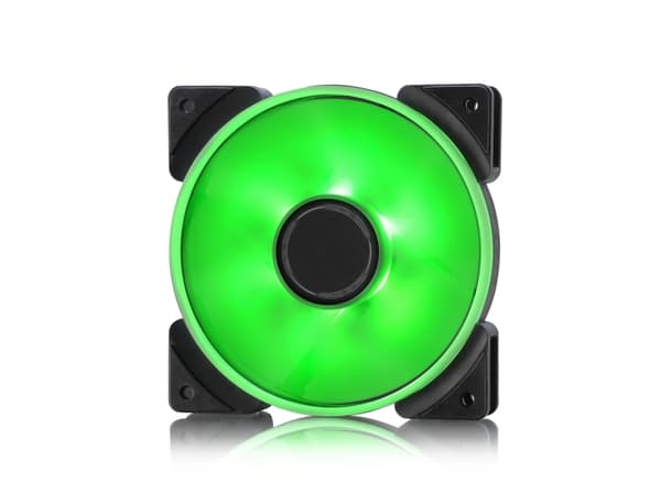 Fractal Design Prisma AL-12 - Kabinettvifte - 120 mm - svart, halvopak hvitt