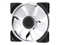 Miniatyrbilde 1 av 5: Fractal Design Prisma AL-12 - Kabinettvifte - 120 mm - svart, halvopak hvitt