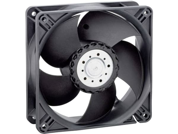 ebm-papst 4414 M, Vifte, 11,9 cm, 3300 RPM, 184 m³/t, Sort