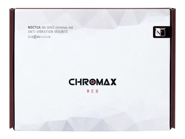 Noctua chromax NA-SAV2 - Vibrasjonsabsorberingssett for systemvifte - chromax.red