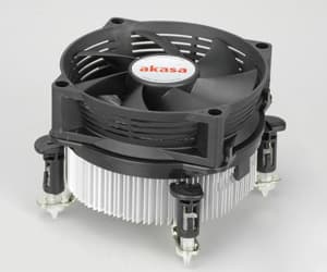 Akasa AK-955V2, Processor, Kylare, LGA 1156 (Socket H), LGA 1155 (Socket H2), LGA 1150 (Socket H3), Intel Core i5,Intel Core i7, 9,5 cm, 1000 RPM