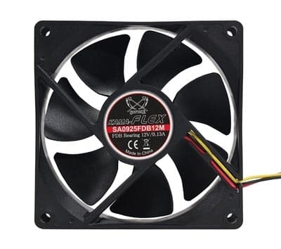 Ljå Kama Flex 2000rpm, Ventilator, 27,5 dB, Sort Sort