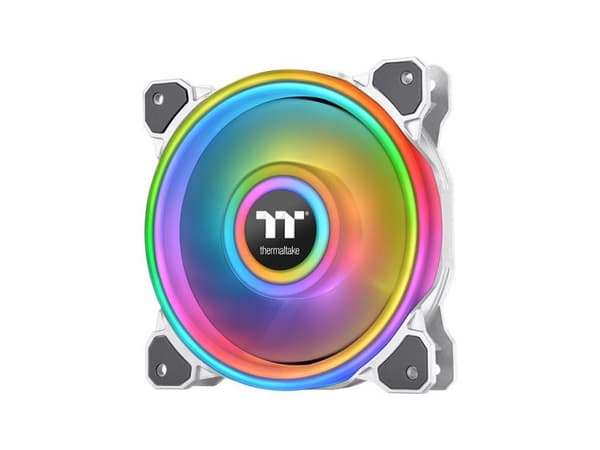 Thermaltake CL-F100-PL12SW-C, Tuuletin, 12 cm, Valkoinen